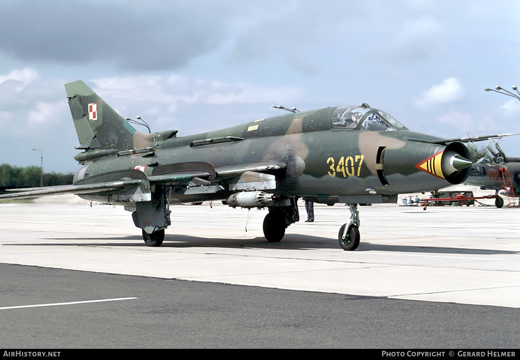 Aircraft Photo of 3407 | Sukhoi Su-22M4 | Poland - Air Force | AirHistory.net #159432