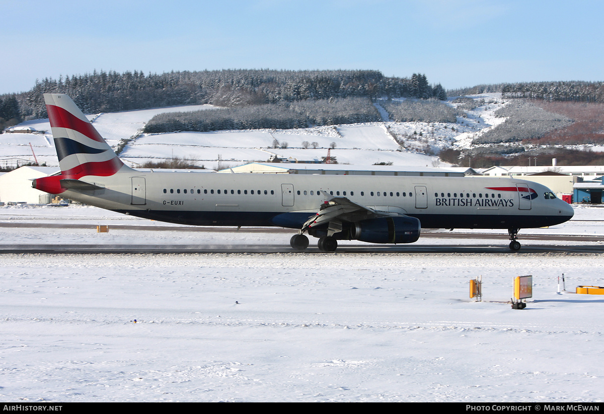 Aircraft Photo of G-EUXI | Airbus A321-231 | British Airways | AirHistory.net #159440