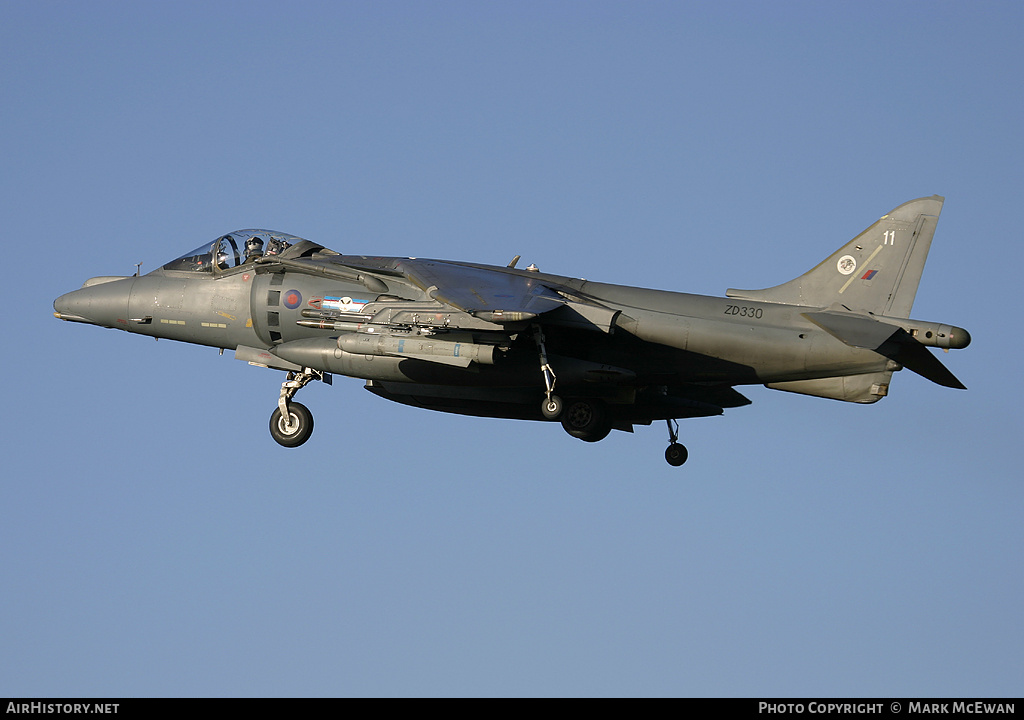 Aircraft Photo of ZD330 | British Aerospace Harrier GR7 | UK - Air Force | AirHistory.net #159452