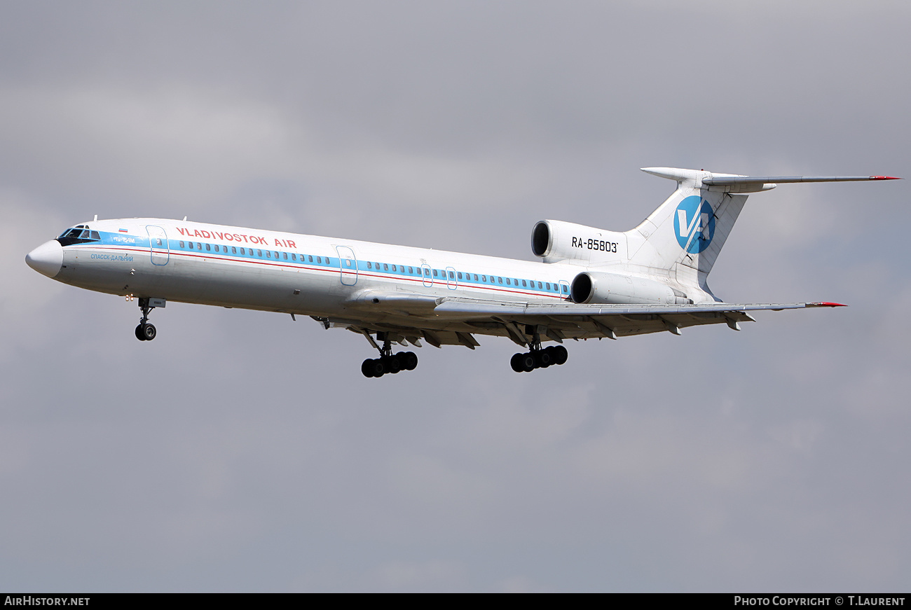 Aircraft Photo of RA-85803 | Tupolev Tu-154M | Vladivostok Air | AirHistory.net #159455