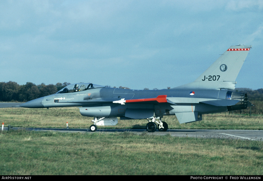 Aircraft Photo of J-207 | General Dynamics F-16A Fighting Falcon | Netherlands - Air Force | AirHistory.net #159491