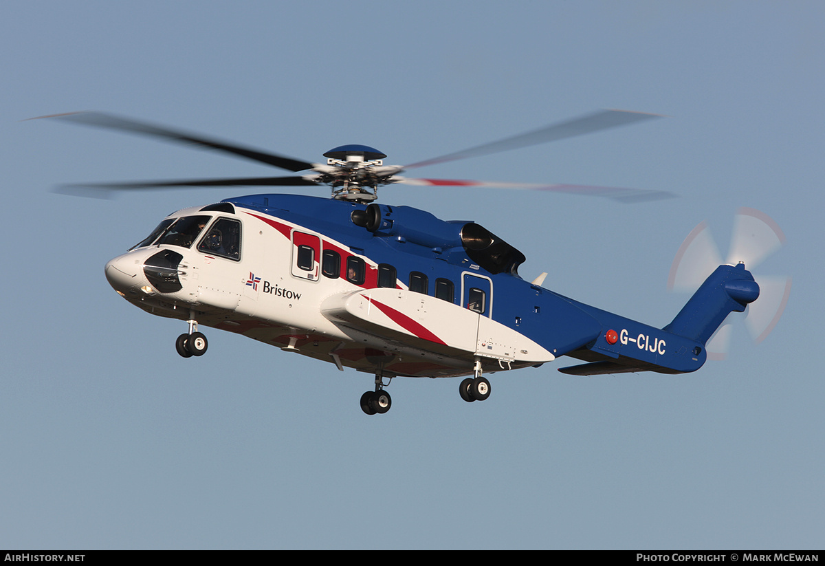 Aircraft Photo of G-CIJC | Sikorsky S-92A | Bristow Helicopters | AirHistory.net #159500