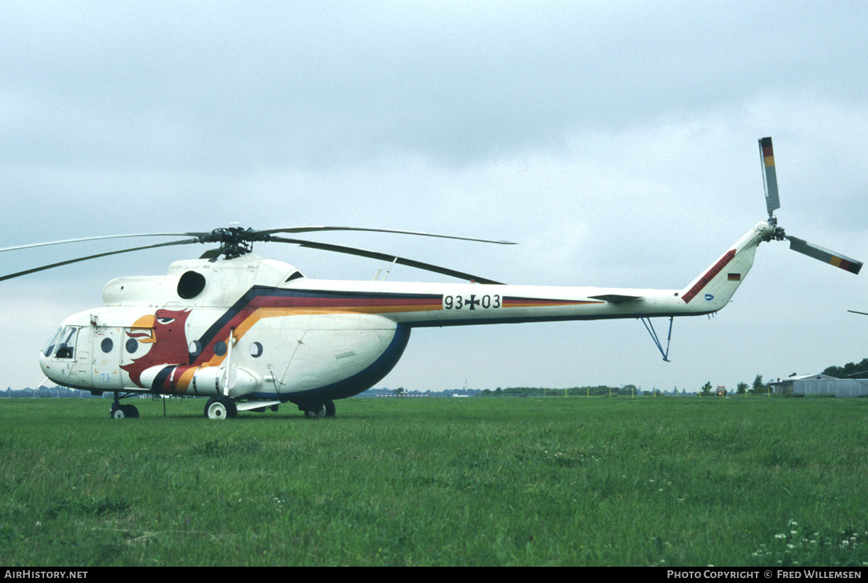 Aircraft Photo of 9303 | Mil Mi-8T | Germany - Air Force | AirHistory.net #159505