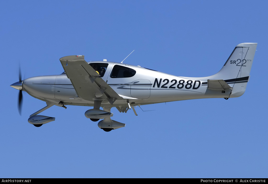 Aircraft Photo of N2288D | Cirrus SR-22 G3-GTS | AirHistory.net #159514