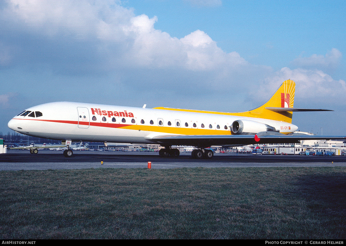 Aircraft Photo of EC-CPI | Sud SE-210 Caravelle 10B1R | Hispania Líneas Aéreas | AirHistory.net #159517