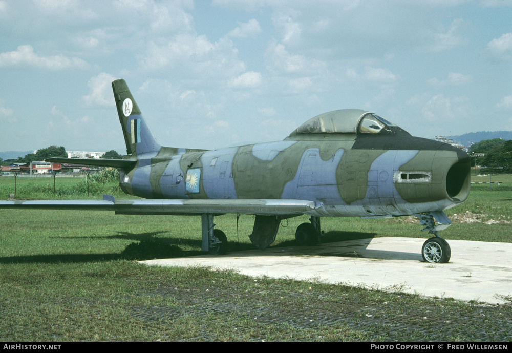 Aircraft Photo of Not known | Commonwealth CA-27 Sabre Mk32 | Malaysia - Air Force | AirHistory.net #159518
