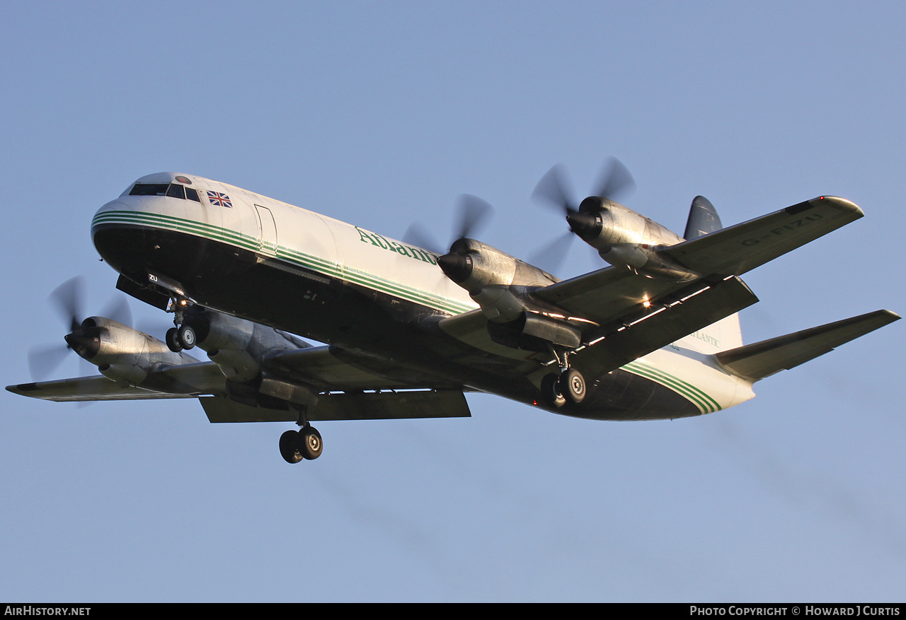 Aircraft Photo of G-FIZU | Lockheed L-188C(F) Electra | Atlantic Airlines | AirHistory.net #159528