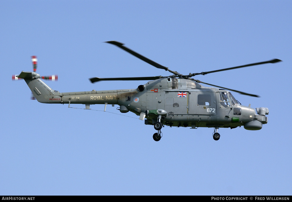 Aircraft Photo of XZ719 | Westland WG-13 Lynx HMA8SRU | UK - Navy | AirHistory.net #159530