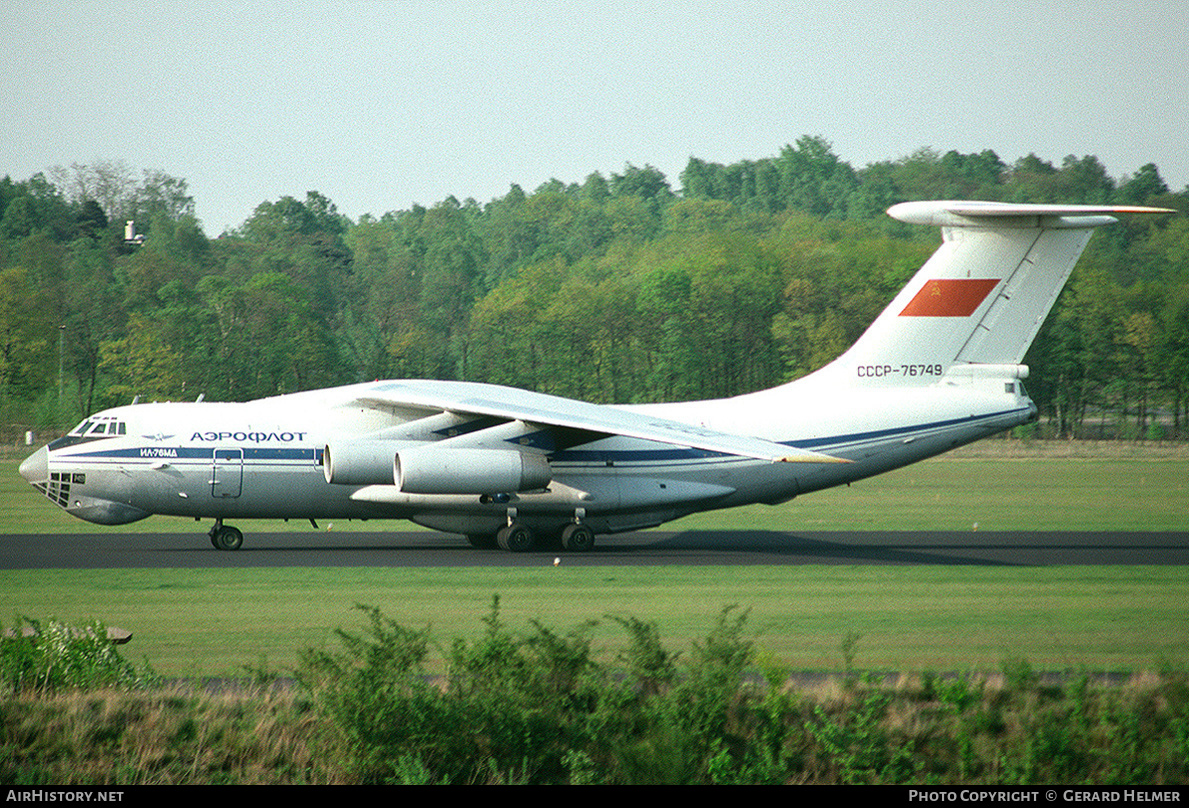Aircraft Photo of CCCP-76749 | Ilyushin Il-76MD | Aeroflot | AirHistory.net #159547