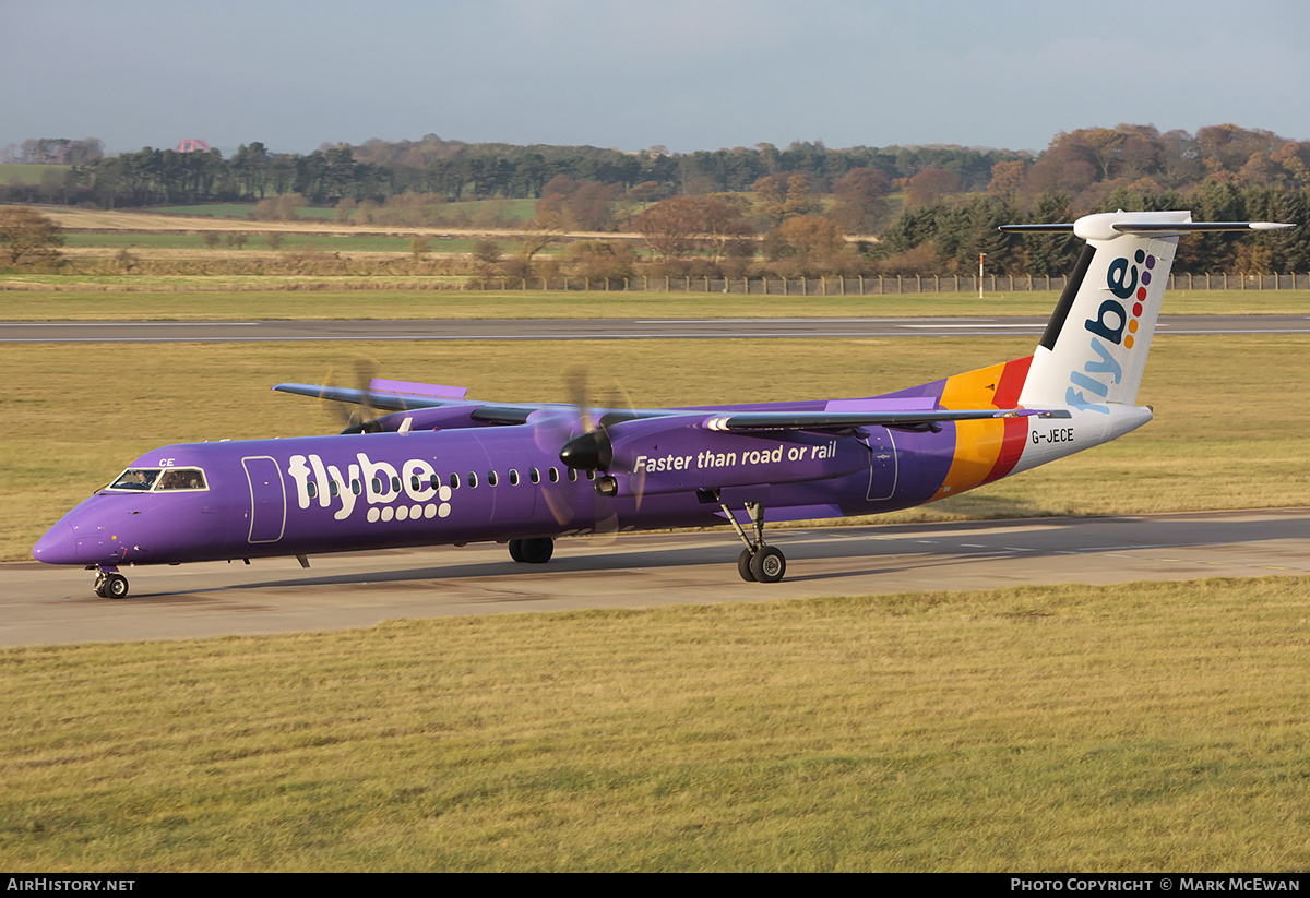 Aircraft Photo of G-JECE | Bombardier DHC-8-402 Dash 8 | Flybe | AirHistory.net #159560