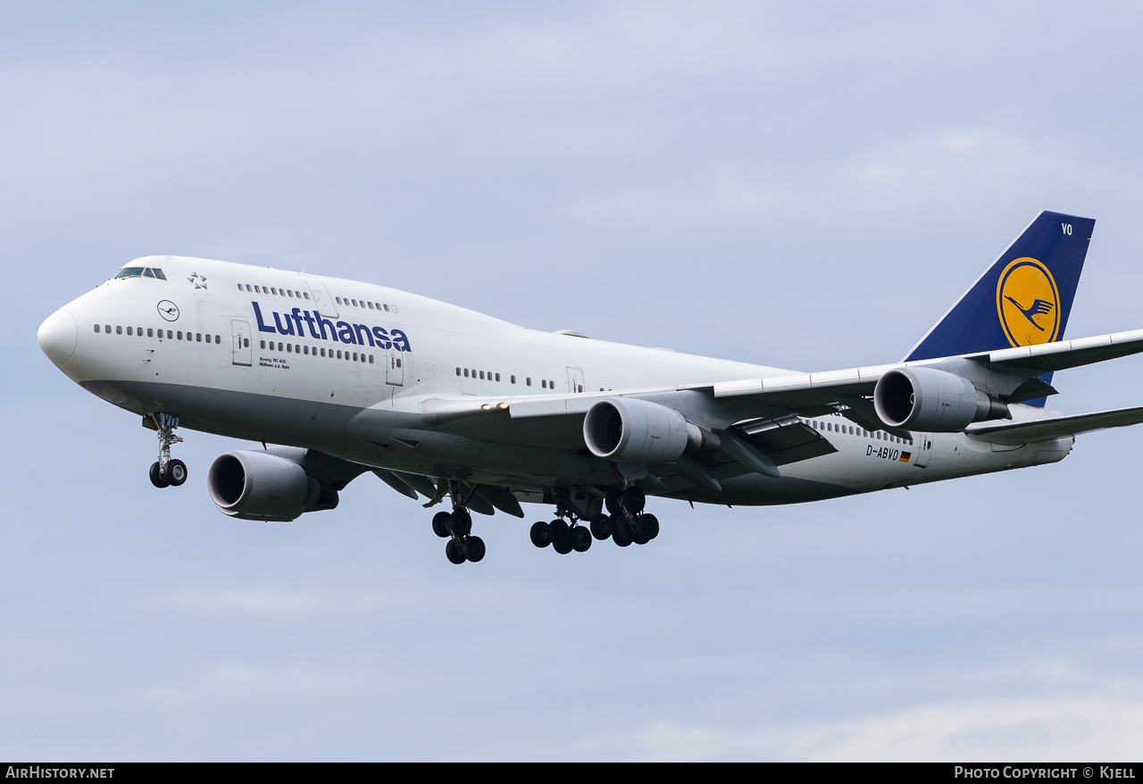 Aircraft Photo of D-ABVO | Boeing 747-430 | Lufthansa | AirHistory.net #159581