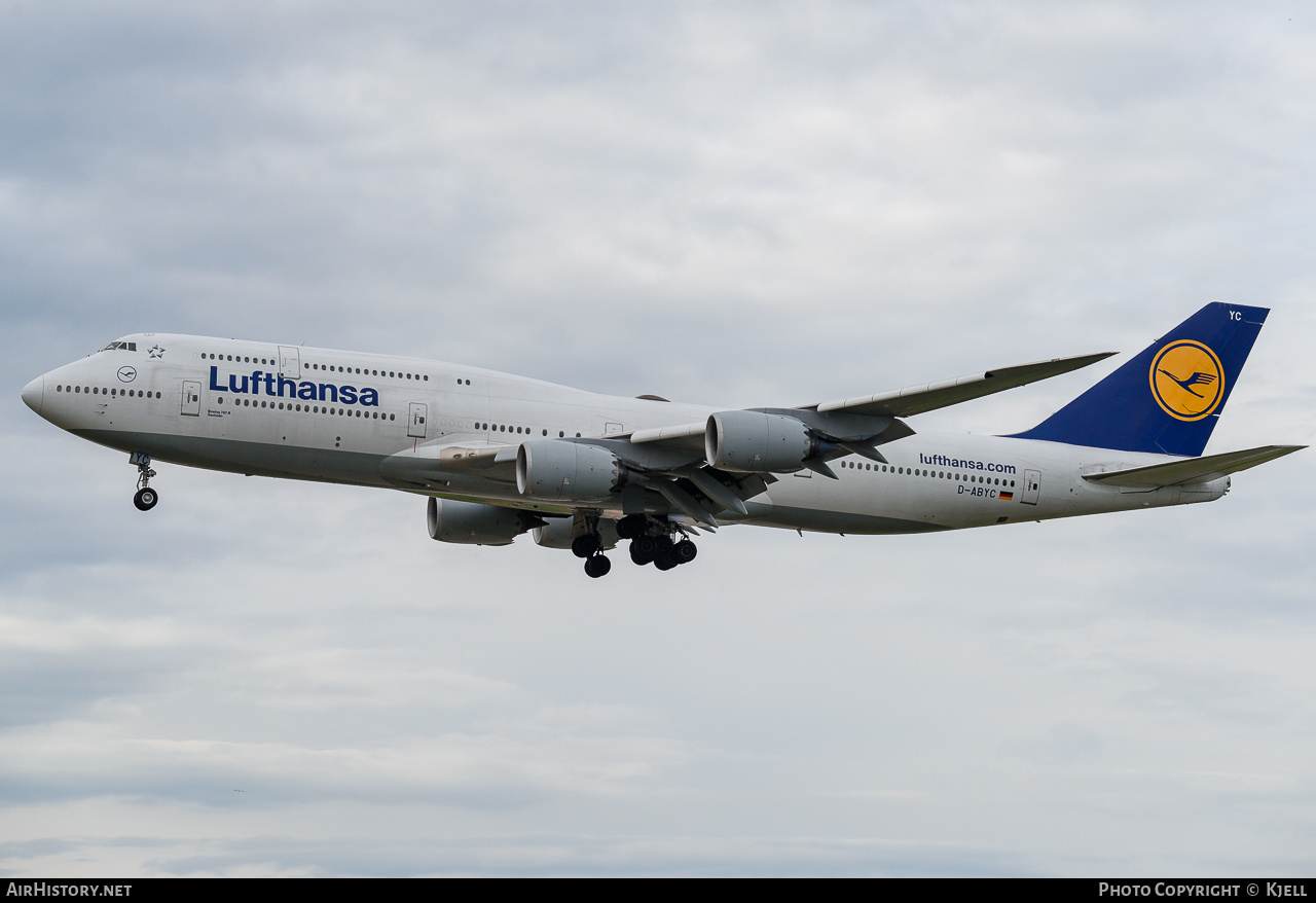 Aircraft Photo of D-ABYC | Boeing 747-830 | Lufthansa | AirHistory.net #159591