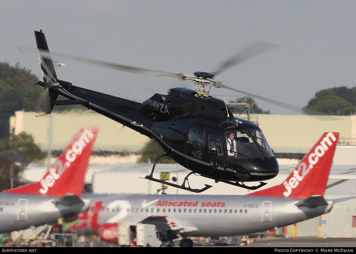 Aircraft Photo of G-BYZA | Eurocopter AS-355F-2 Ecureuil 2 | East Midlands Helicopters | AirHistory.net #159616