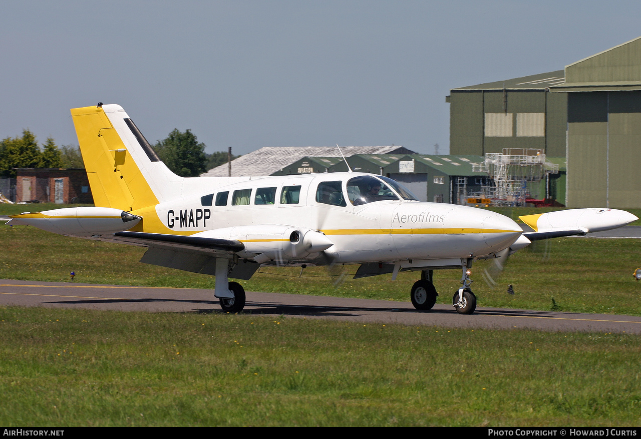 Aircraft Photo of G-MAPP | Cessna 402B Utililiner | Blom Aerofilms | AirHistory.net #159623