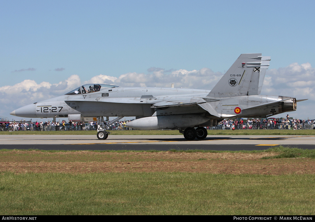 Aircraft Photo of C15-69 | McDonnell Douglas EF-18A Hornet | Spain - Air Force | AirHistory.net #159645