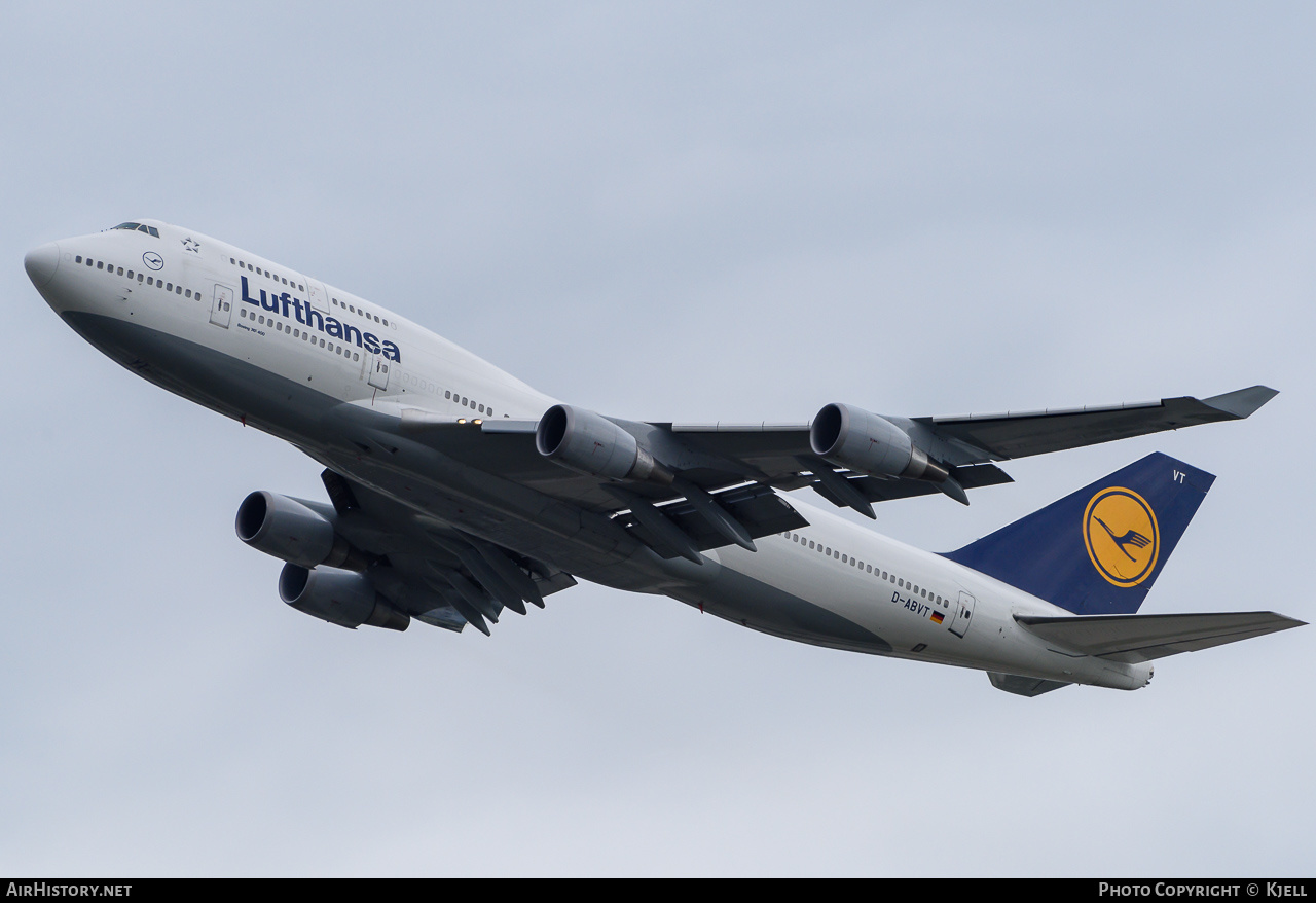 Aircraft Photo of D-ABVT | Boeing 747-430 | Lufthansa | AirHistory.net #159649