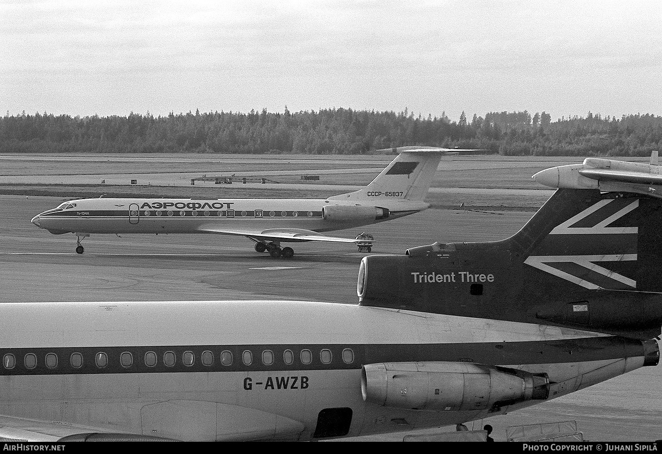 Aircraft Photo of CCCP-65837 | Tupolev Tu-134A | Aeroflot | AirHistory.net #159650