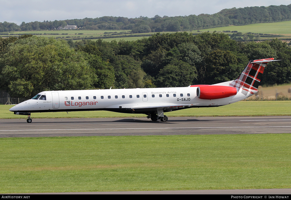 Aircraft Photo of G-SAJO | Embraer ERJ-145MP (EMB-145MP) | Loganair | AirHistory.net #159668