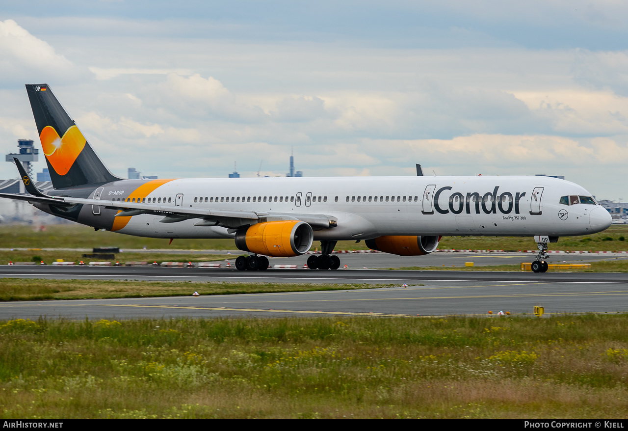 Aircraft Photo of D-ABOP | Boeing 757-3CQ | Condor Flugdienst | AirHistory.net #159674