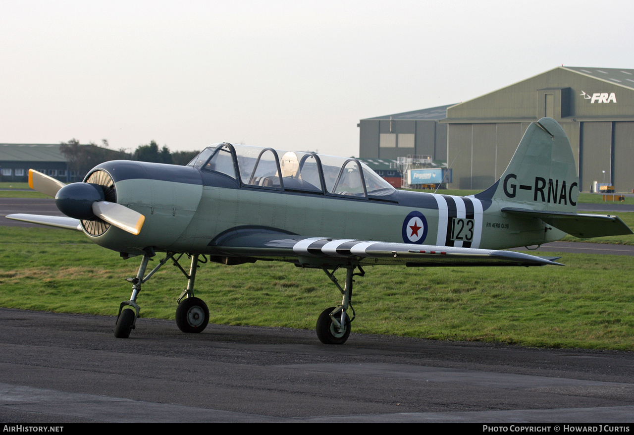 Aircraft Photo of G-RNAC | Yakovlev Yak-52 | RN Aero Club | AirHistory.net #159682