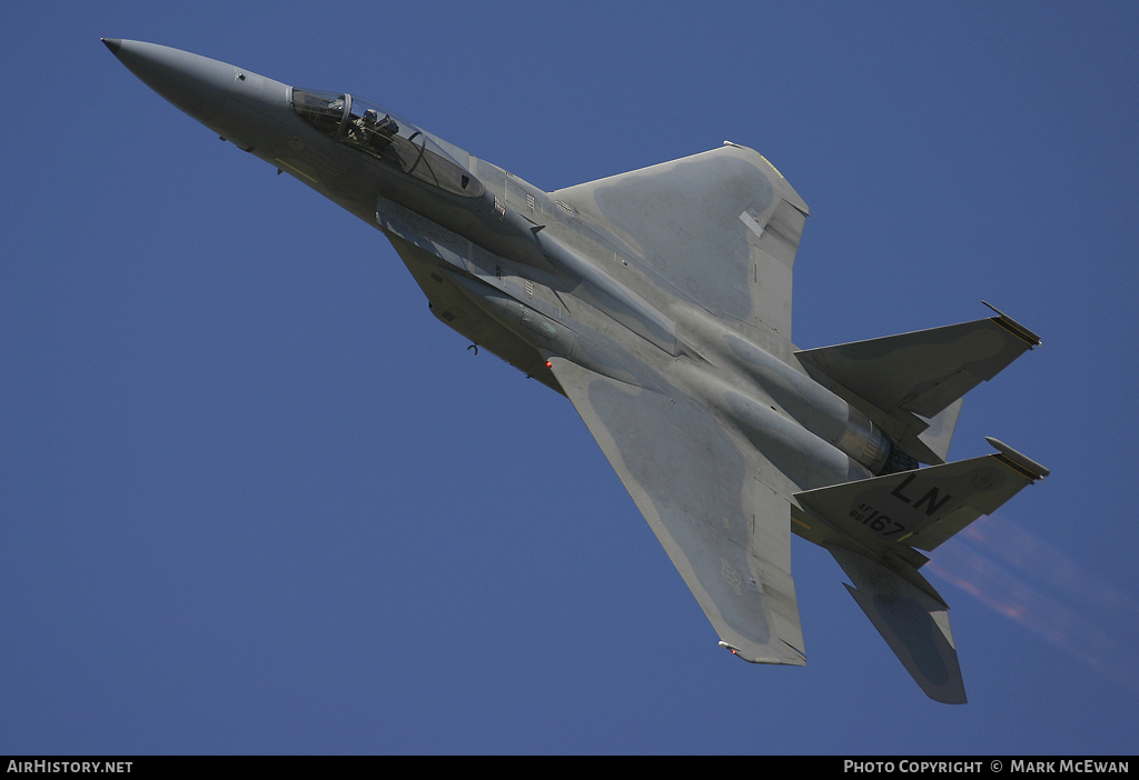 Aircraft Photo of 86-0167 / AF86-167 | McDonnell Douglas F-15C Eagle | USA - Air Force | AirHistory.net #159686