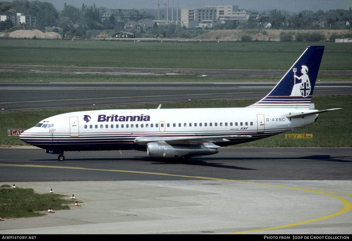 Aircraft Photo of G-AXNC | Boeing 737-204 | Britannia Airways | AirHistory.net #159730