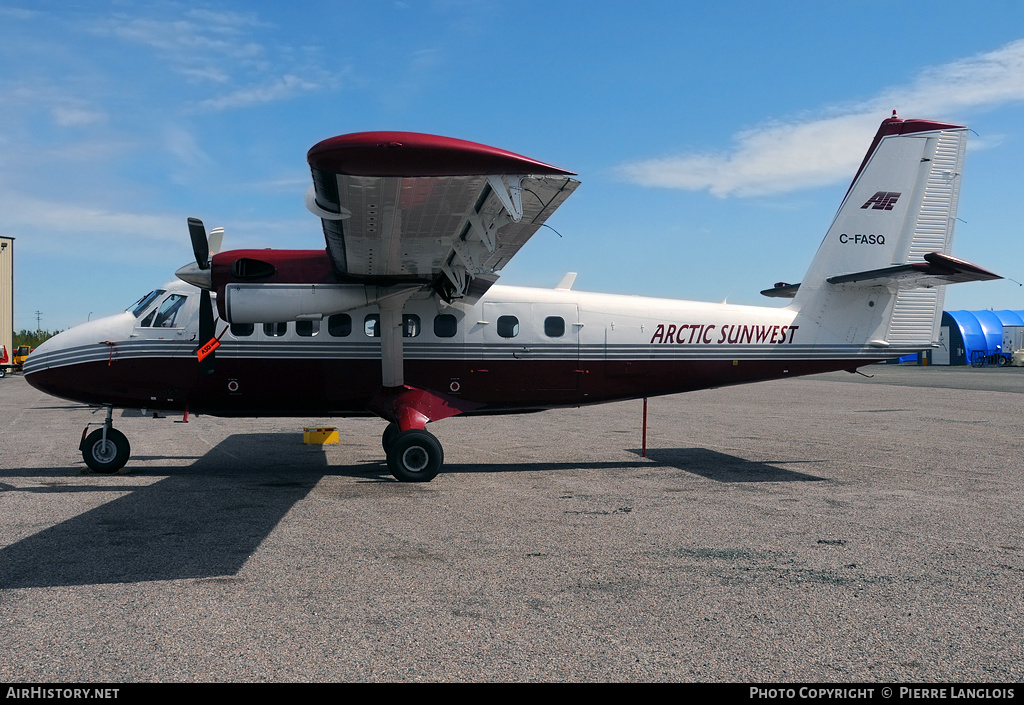 Aircraft Photo of C-FASQ | De Havilland Canada DHC-6-200 Twin Otter | Arctic Sunwest Charters - ASC | AirHistory.net #159733