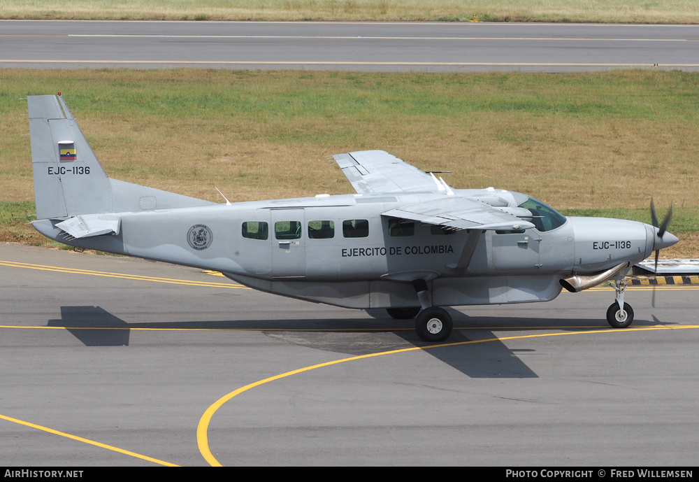 Aircraft Photo of EJC-1136 | Cessna 208B Grand Caravan | Colombia - Army | AirHistory.net #159738