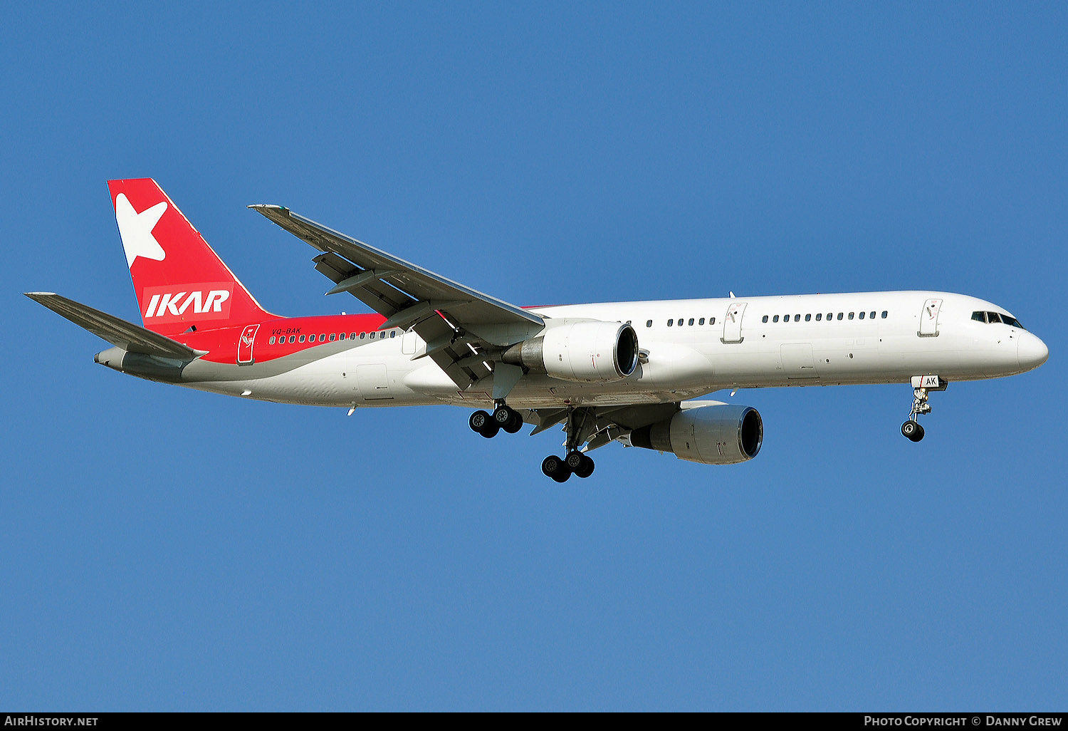 Aircraft Photo of VQ-BAK | Boeing 757-2Q8 | Ikar Airlines | AirHistory.net #159745