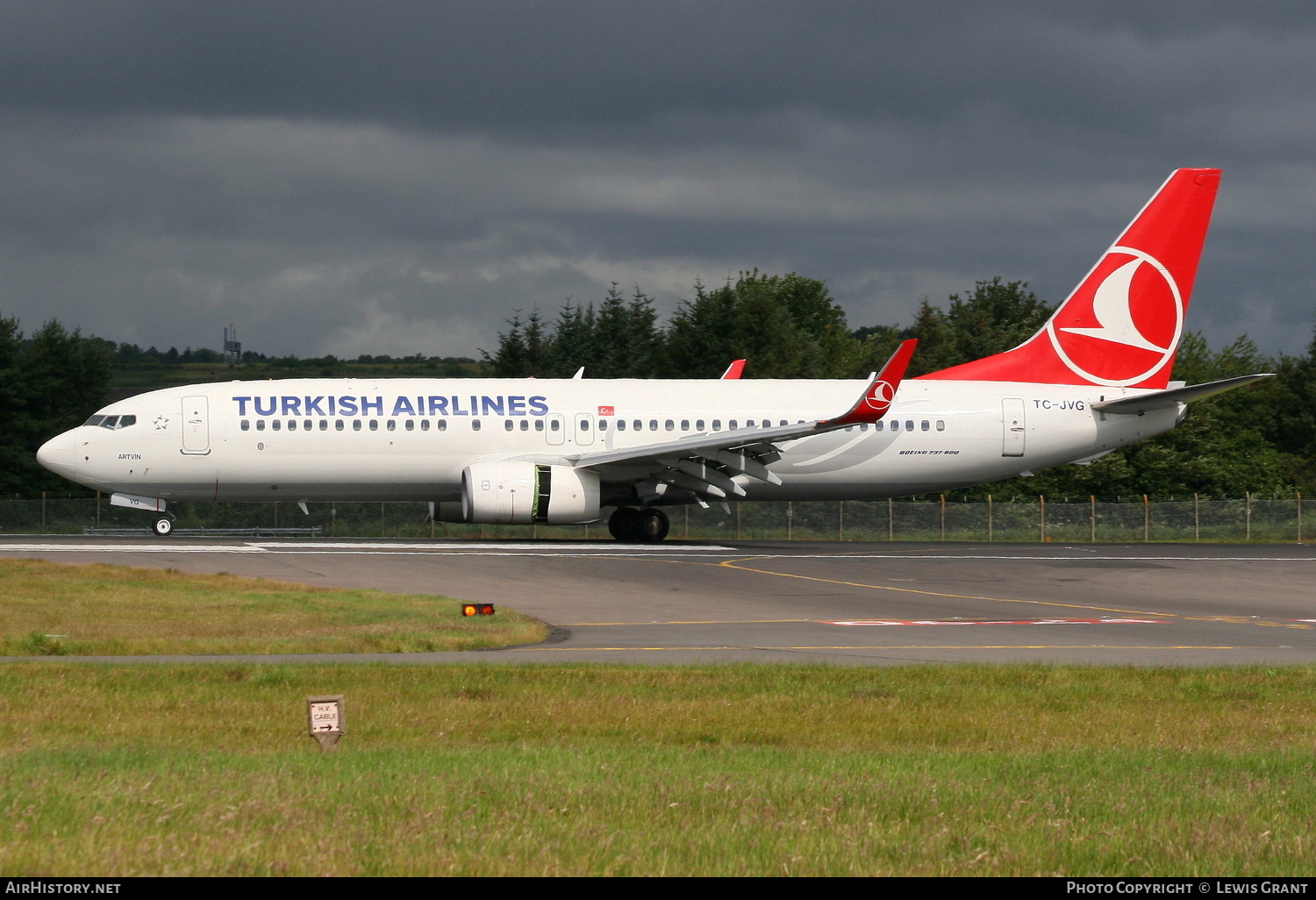 Aircraft Photo of TC-JVG | Boeing 737-8F2 | Turkish Airlines | AirHistory.net #159748