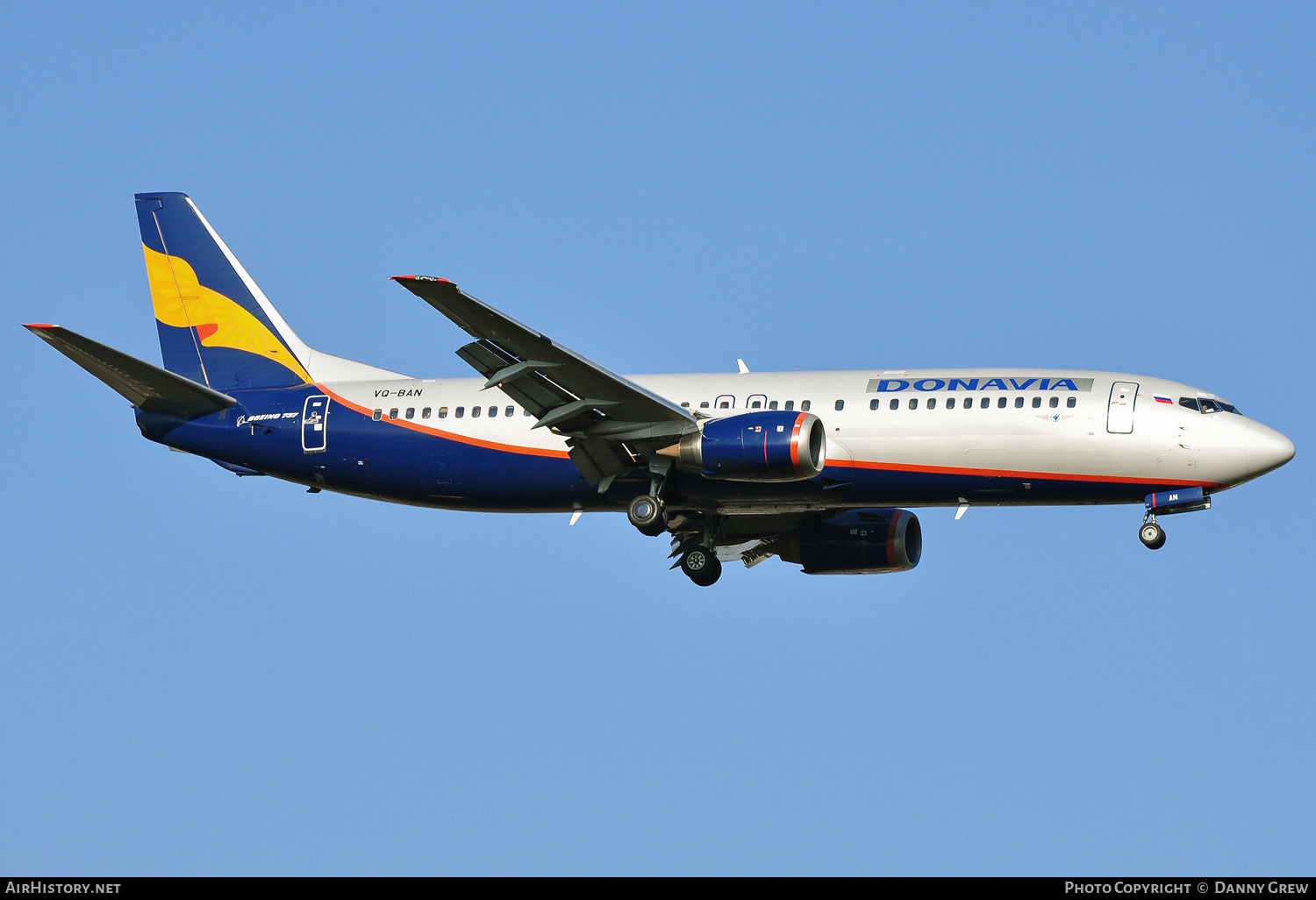 Aircraft Photo of VQ-BAN | Boeing 737-4Q8 | Donavia | AirHistory.net #159761
