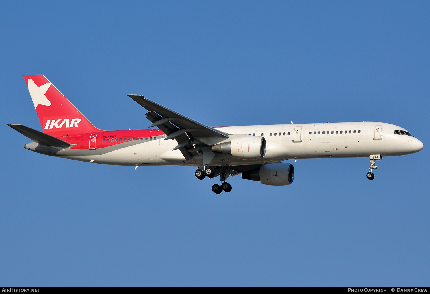 Aircraft Photo of VQ-BBT | Boeing 757-2Q8 | Ikar Airlines | AirHistory.net #159764