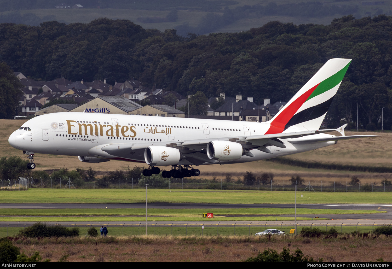Aircraft Photo of A6-EEF | Airbus A380-861 | Emirates | AirHistory.net #159769