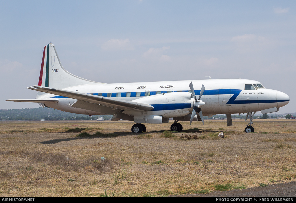 Aircraft Photo of 3907 | Convair 580 | Mexico - Air Force | AirHistory.net #159777