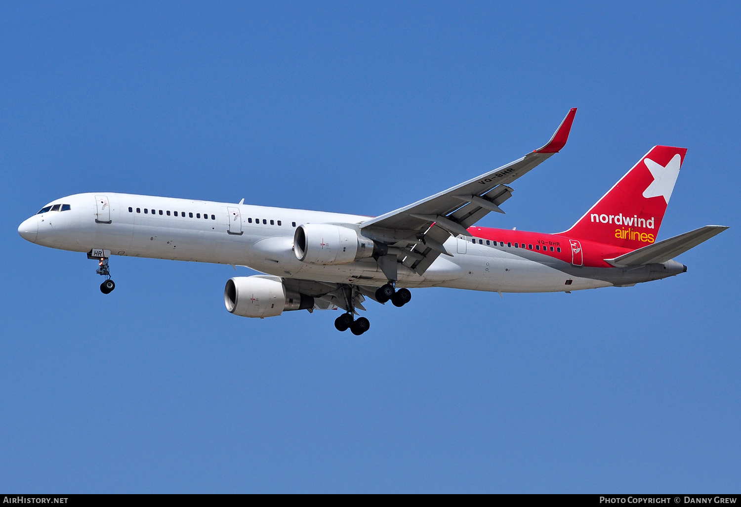 Aircraft Photo of VQ-BHR | Boeing 757-2Q8 | Nordwind Airlines | AirHistory.net #159784
