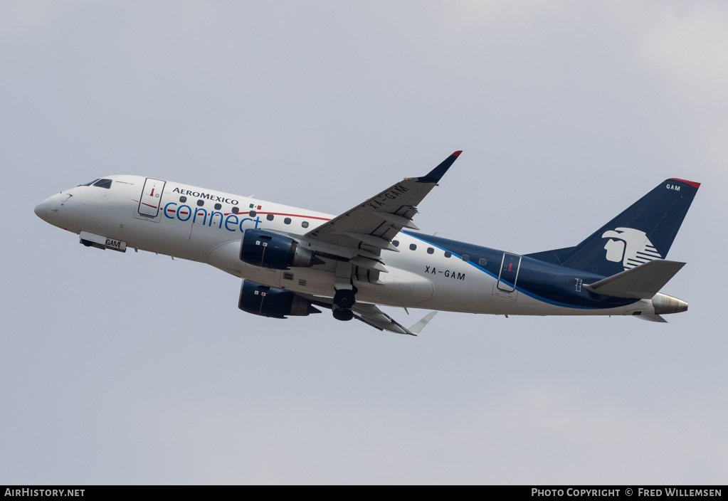 Aircraft Photo of XA-GAM | Embraer 170LR (ERJ-170-100LR) | AeroMéxico Connect | AirHistory.net #159786