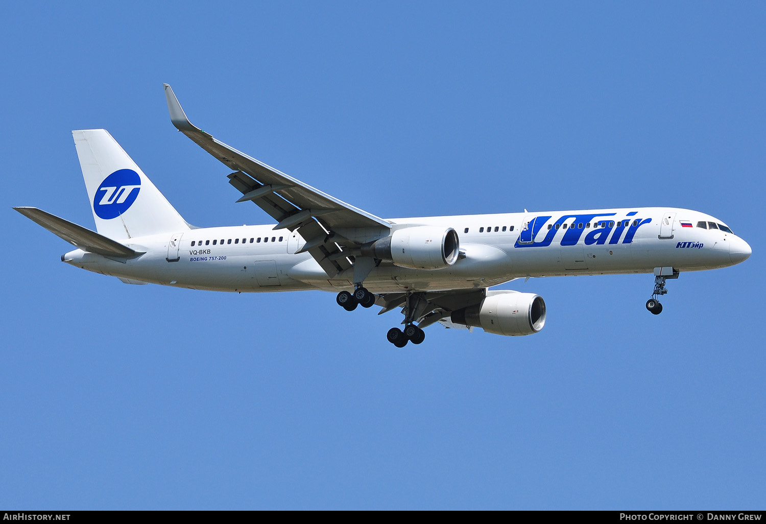 Aircraft Photo of VQ-BKB | Boeing 757-2Q8 | UTair | AirHistory.net #159790