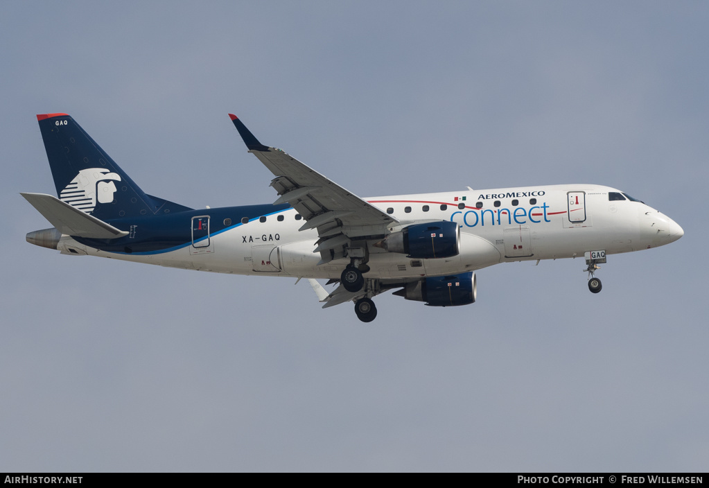 Aircraft Photo of XA-GAQ | Embraer 170LR (ERJ-170-100LR) | AeroMéxico Connect | AirHistory.net #159792