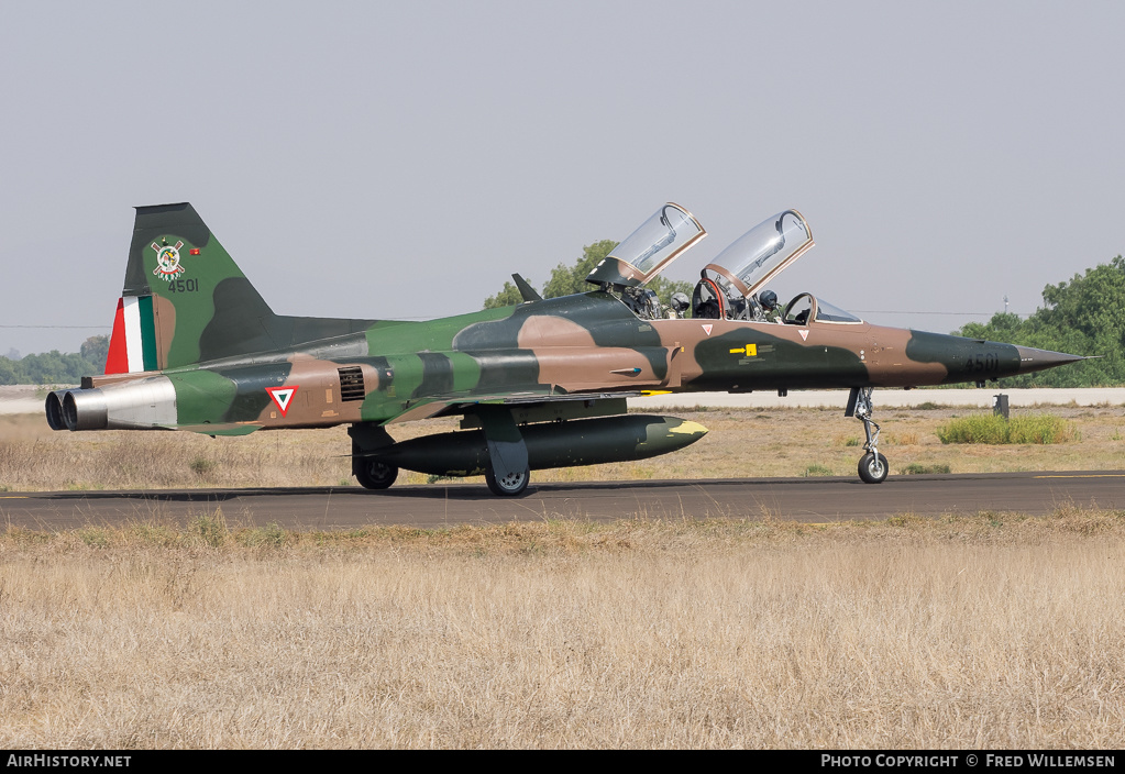 Aircraft Photo of 4501 | Northrop F-5F Tiger II | Mexico - Air Force | AirHistory.net #159793