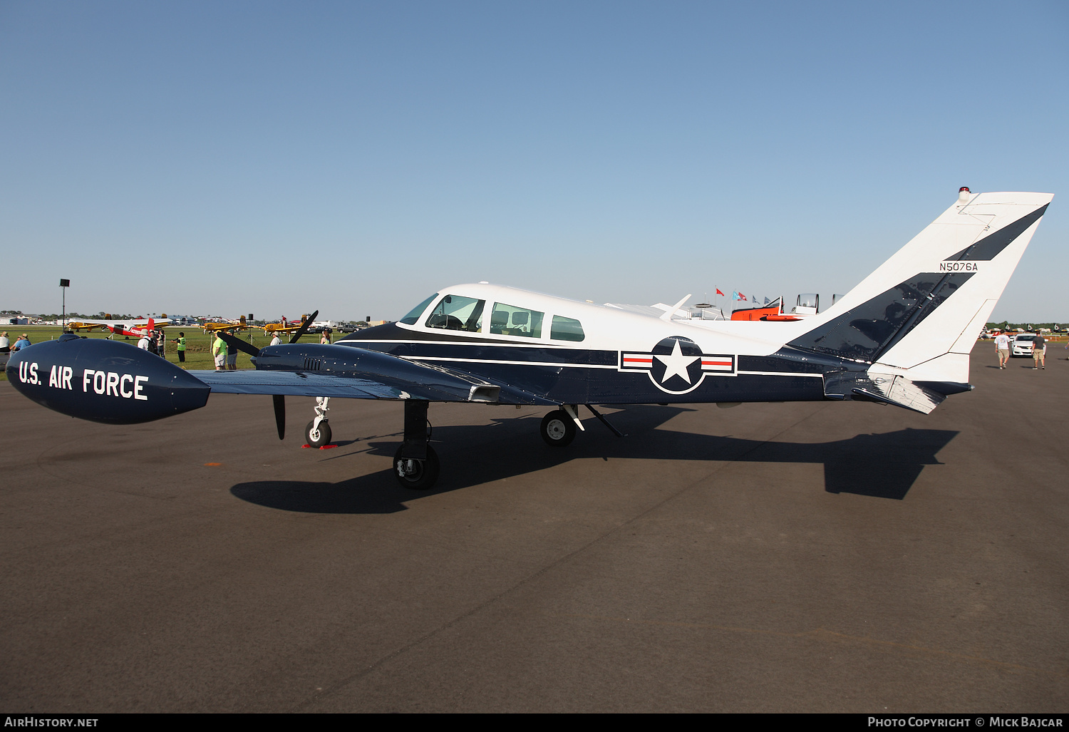 Aircraft Photo of N5076A | Cessna U-3B Blue Canoe (310M/L-27B) | USA - Air Force | AirHistory.net #159838