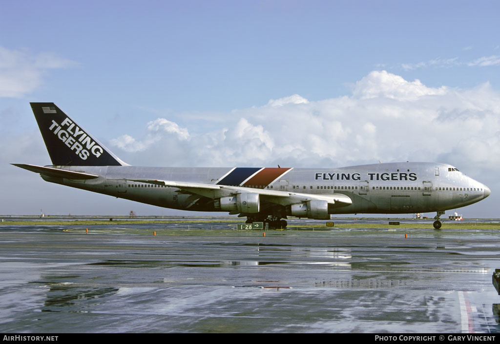 Aircraft Photo of N817FT | Boeing 747-121(A/SF) | Flying Tigers | AirHistory.net #159855