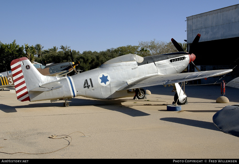 Aircraft Photo of 41 | North American P-51D Mustang | Israel - Air Force | AirHistory.net #159856