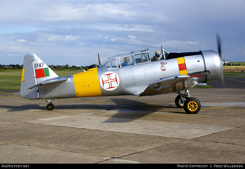 Aircraft Photo of G-BGPB / 1747 | North American T-6J Harvard Mk IV | Portugal - Air Force | AirHistory.net #159868