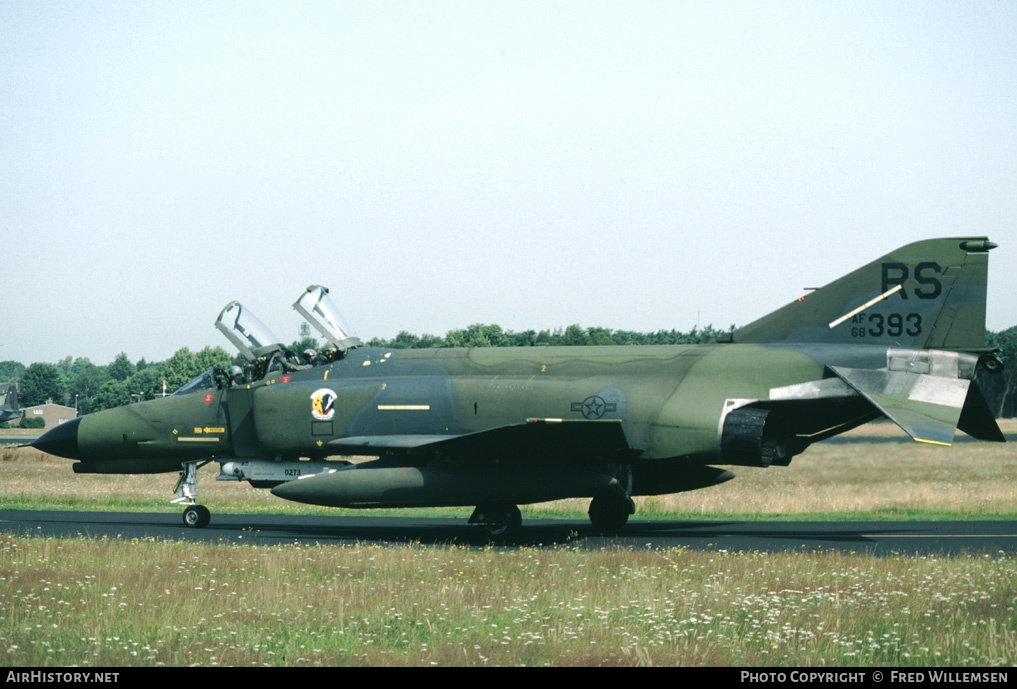 Aircraft Photo of 68-0393 / AF68-393 | McDonnell Douglas F-4E Phantom II | USA - Air Force | AirHistory.net #159876