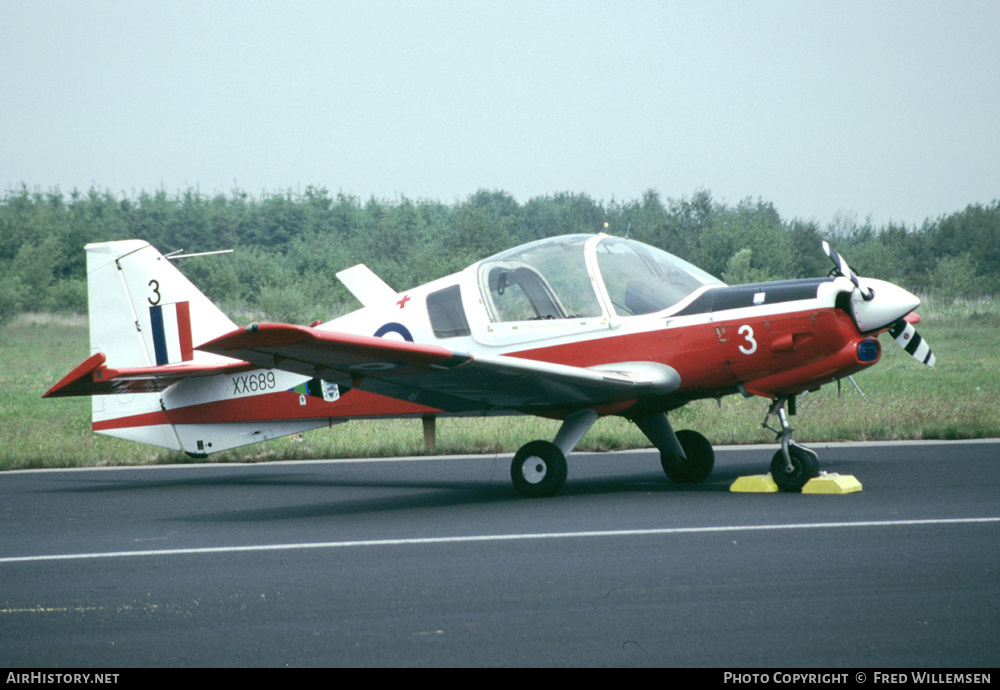 Aircraft Photo of XX689 | Scottish Aviation Bulldog T1 | UK - Air Force | AirHistory.net #159926