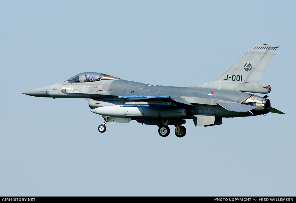 Aircraft Photo of J-001 | General Dynamics F-16AM Fighting Falcon | Netherlands - Air Force | AirHistory.net #159942