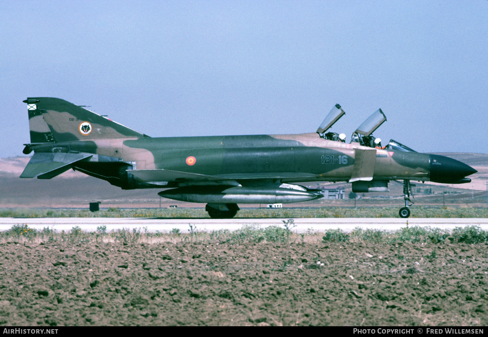 Aircraft Photo of C12-31 | McDonnell F-4C Phantom II | Spain - Air Force | AirHistory.net #159943