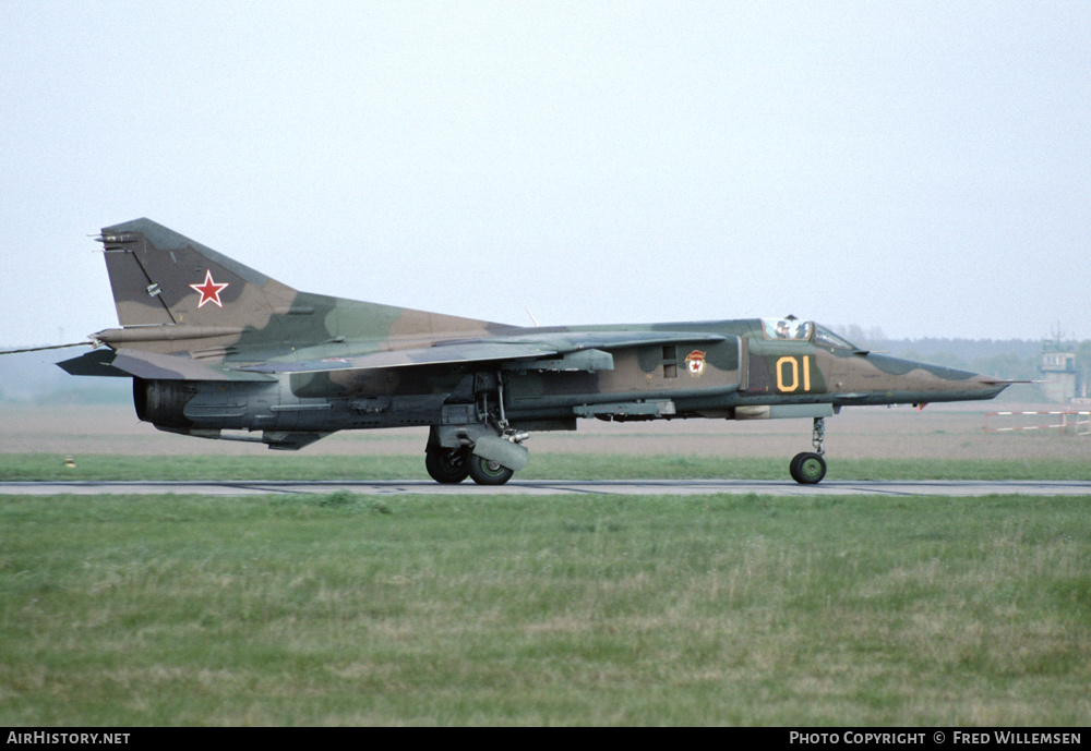Aircraft Photo of 01 yellow | Mikoyan-Gurevich MiG-27D | Russia - Air Force | AirHistory.net #159952