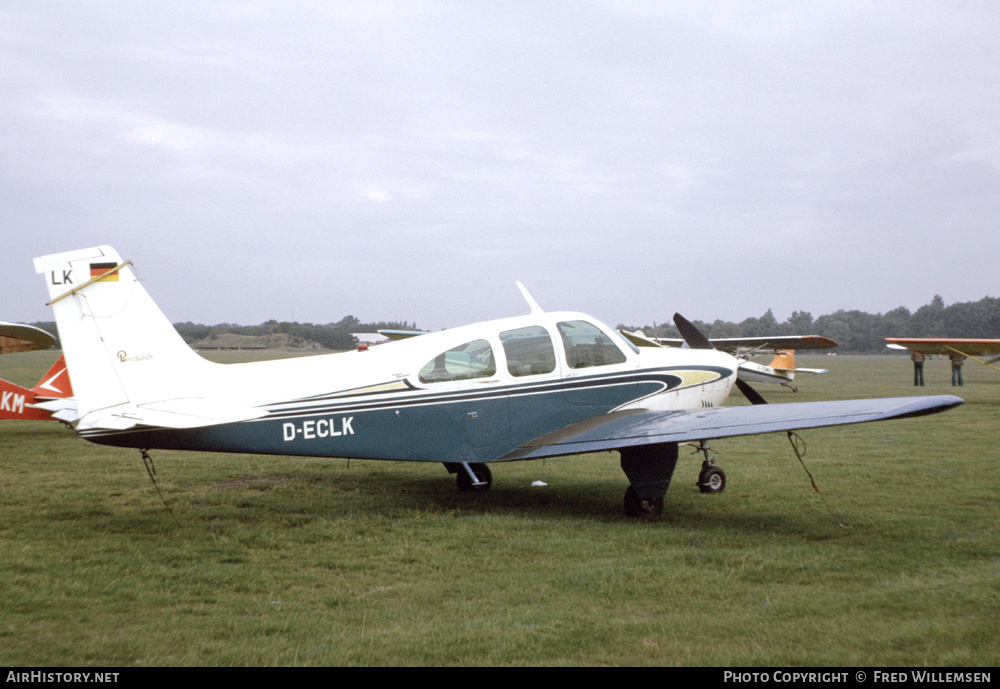 Aircraft Photo of D-ECLK | Beech C33 Debonair | AirHistory.net #159958