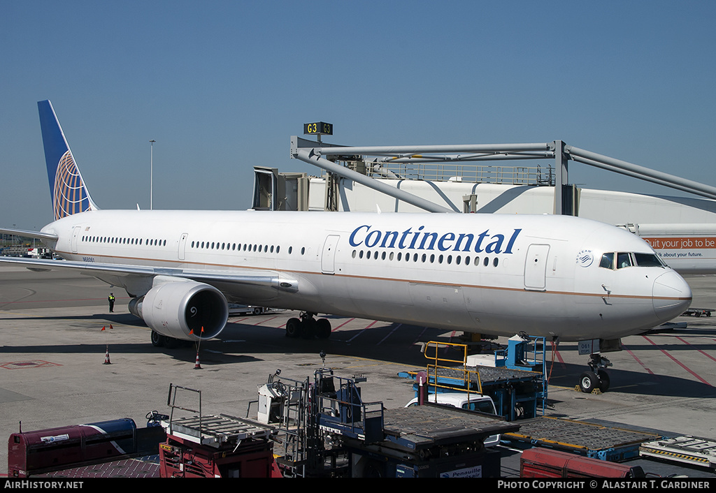 Aircraft Photo of N68061 | Boeing 767-424/ER | Continental Airlines | AirHistory.net #159973
